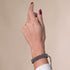 Liens Éléphant de Sumatra | Bracelet Kismet Original | Bleu x Argent